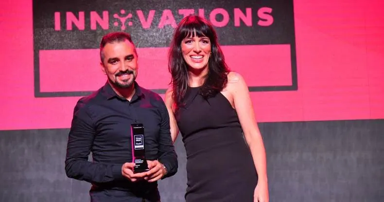 Wagner Rodrigues de Souza, da Conta Azul, com Tatiana Sendin, da Think Work