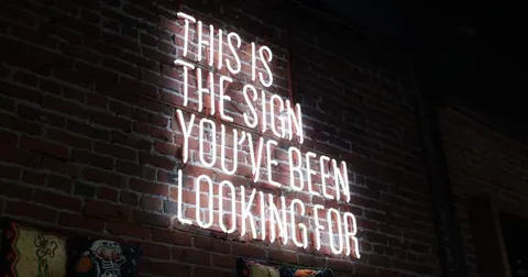 This is the sign
