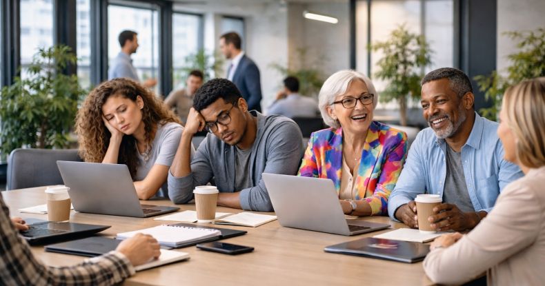 Bem-estar no trabalho aumenta com a idade